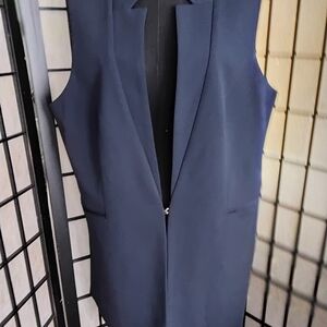 DKNY Dark Blue Blazer Vest